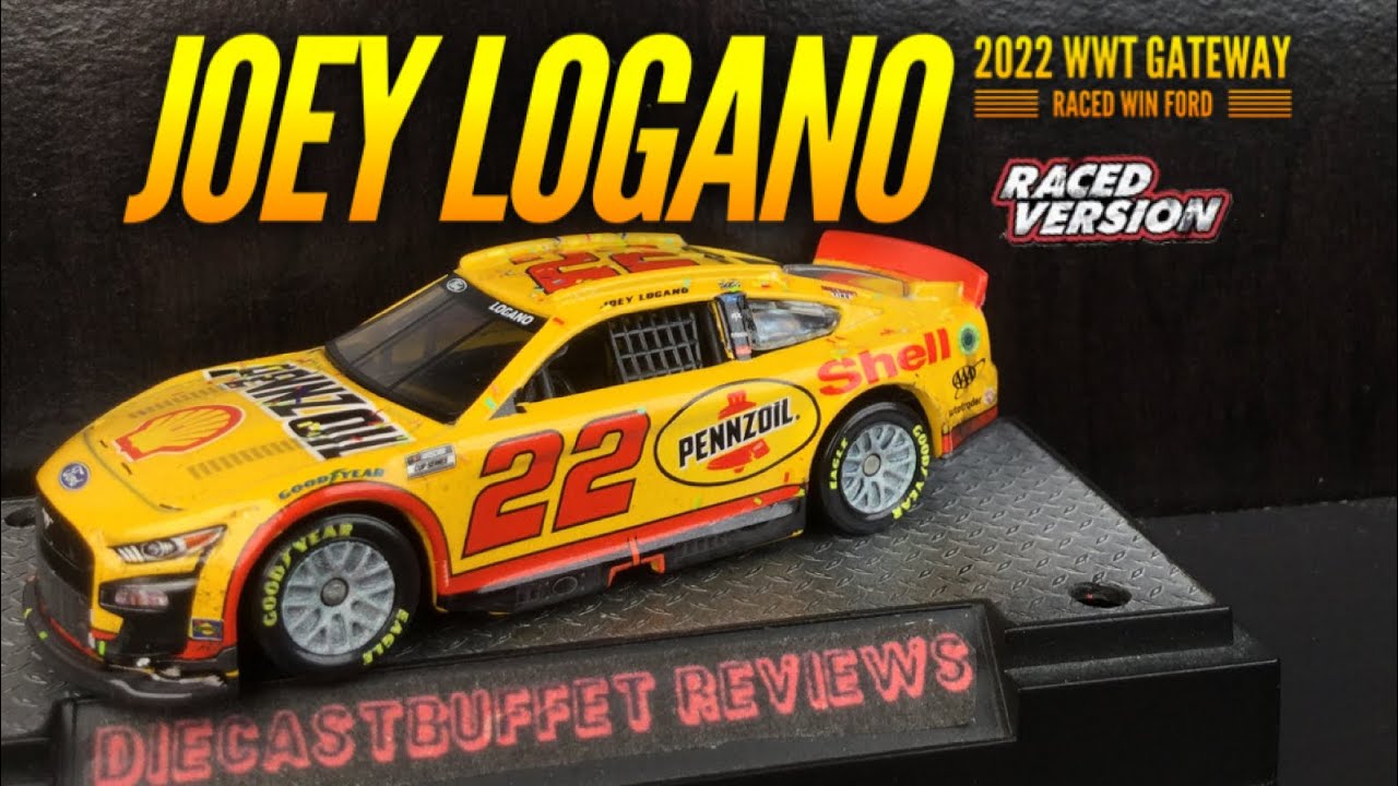 2022 JOEY LOGANO WWT GATEWAY RACED WIN FORD MUSTANG DIECASTBUFFET