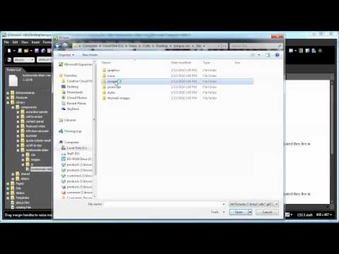 Microsoft Expression Web editing content in a library component page
