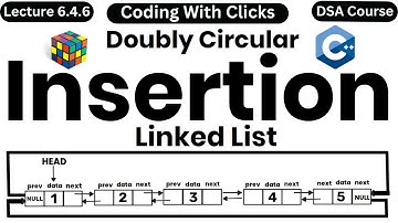 Doubly Circular Linked List insertion | Circular Doubly Linked List in data structure c++