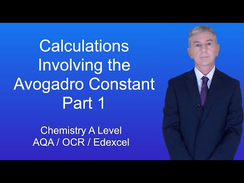 A Level Chemistry Revision "Calculations Involving the Avogadro Constant Part 1"