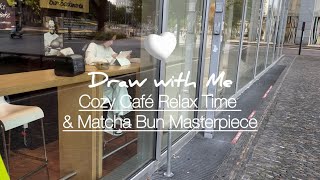 Soft Café Vibes | Chill With Me | Draw With Me Session | Just Me, My Digital Bestie + Vegan Goodness screenshot 4