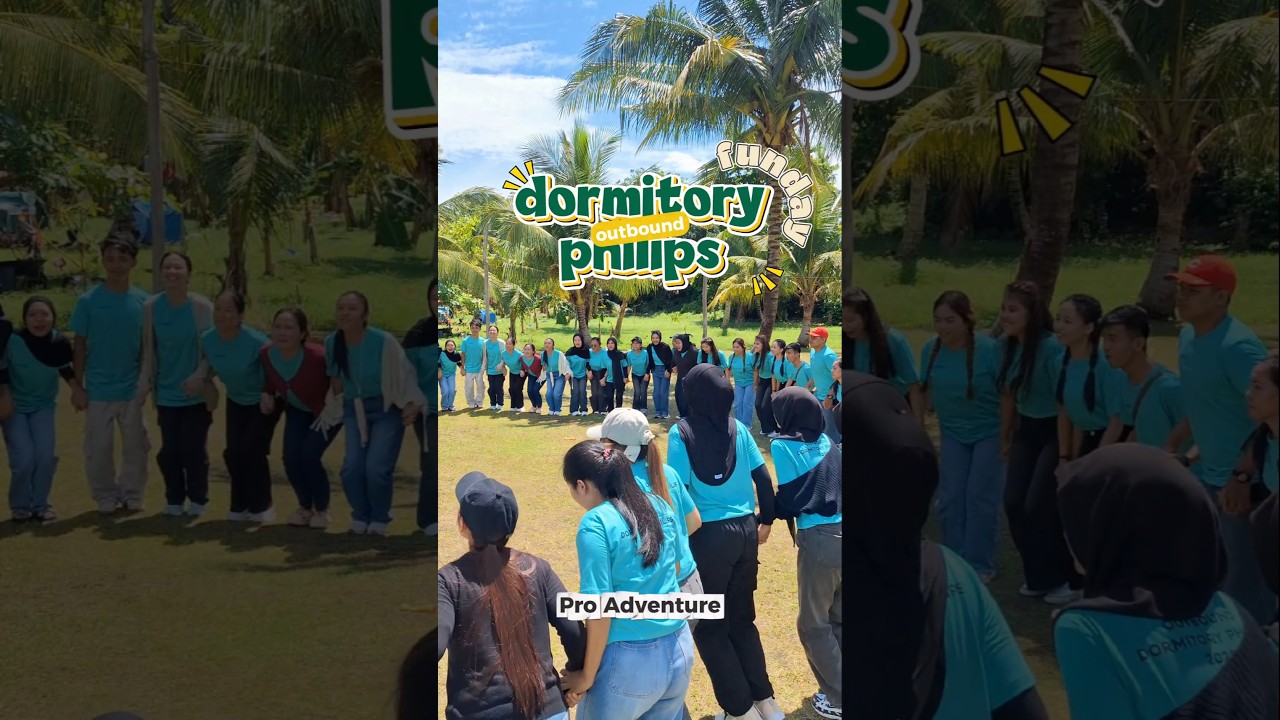 Team Building Dormitory Philips Batam #singapore #teambuilding #batam #outbound #fypbatam #fypシ