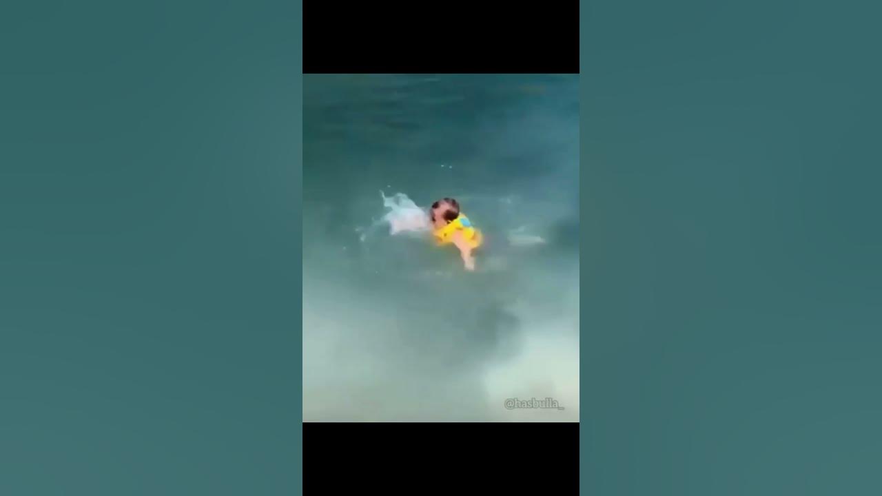 Hasbulla Magomedov Goes For A Swim In The Ocean - YouTube