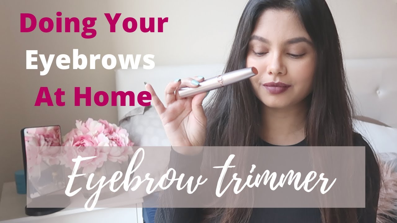 glow brow eyebrow trimmer