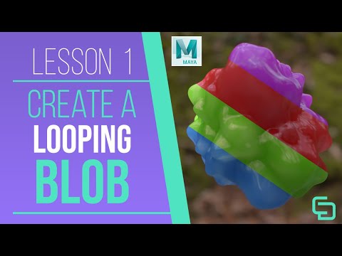 Free Lesson: Create a Looping Blob in Autodesk Maya