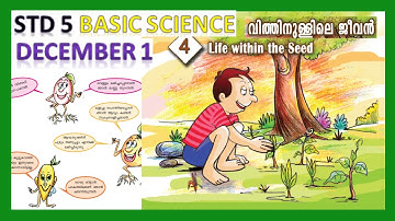 VICTERS STD 5 |BASIC SCIENCE| WORKSHEET| DECEMBER 1|LIFE WITHIN THE SEED|VITHINULLILE JEEVAN