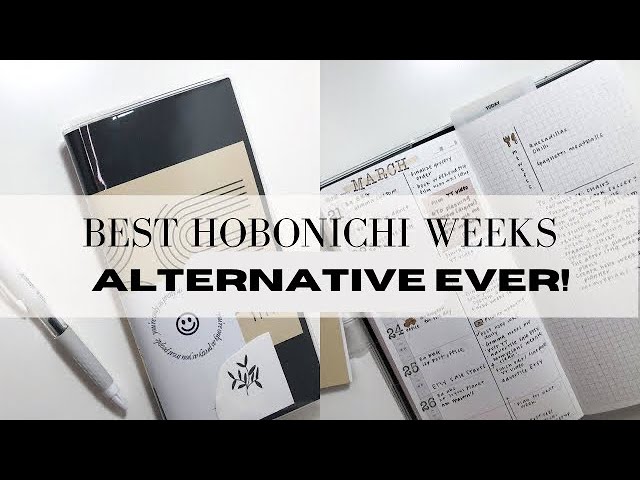 Hobonichi Weeks 2023 Setup  BEST Hobonichi Weeks Alternative Ever