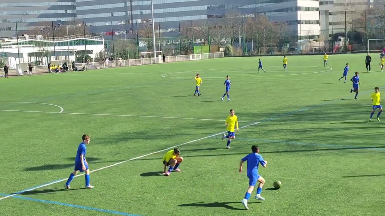 ES Nanterre U12 A vs FC Versailles U12 A - first half -  Critérium Régional U12 Élite - 08.03.2025