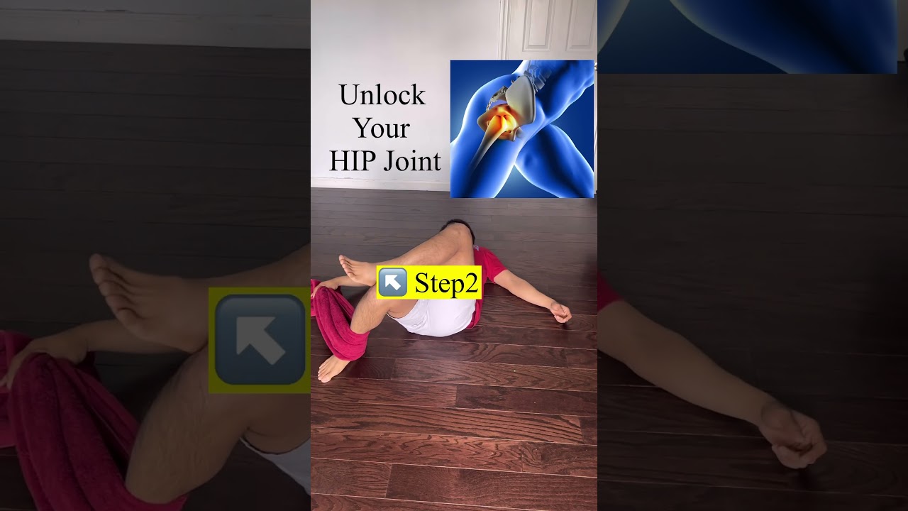 Unlock your hip joint. 