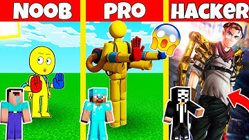 Minecraft Battle:THE PLAYER POPPY PLAYTIME HOUSE BUILD CHALLENGE - NOOB vs PRO vs HACKER / Animation