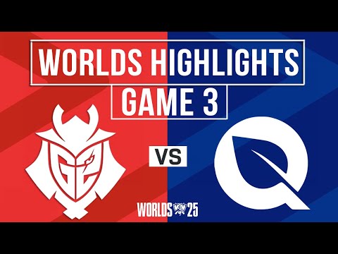 G2 vs FLY Highlights Game 3 | Worlds 2025 Swiss Stage | G2 Esports vs FlyQuest