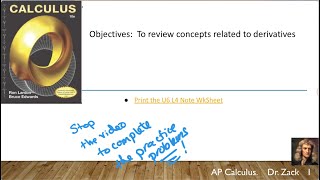 U6 L4 1 Notes Derivative Review 1 wM