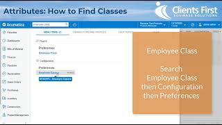 Acumatica Cloud ERP Tip 24: Attributes How to Find Classes