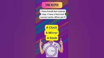 I have hands but cannot clap. I have a face but cannot smile. What am I?