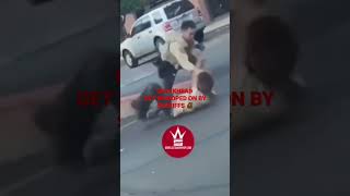 Crackhead get beat by police👀