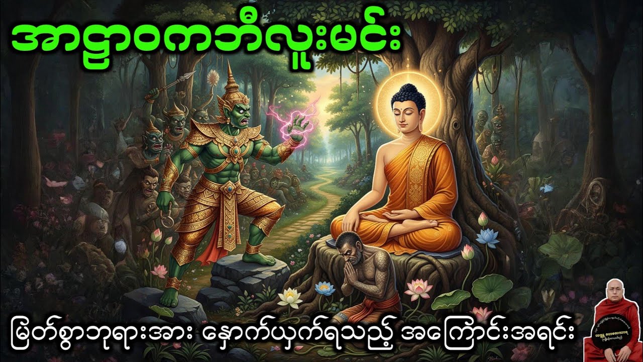 အာဠာဝကဘီလူး နှောက်ယှက်ရခြင်း အ​ကြောင်း 