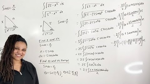 Integration by Trig Substitution | Part 1: Using Sine | MathAngel369