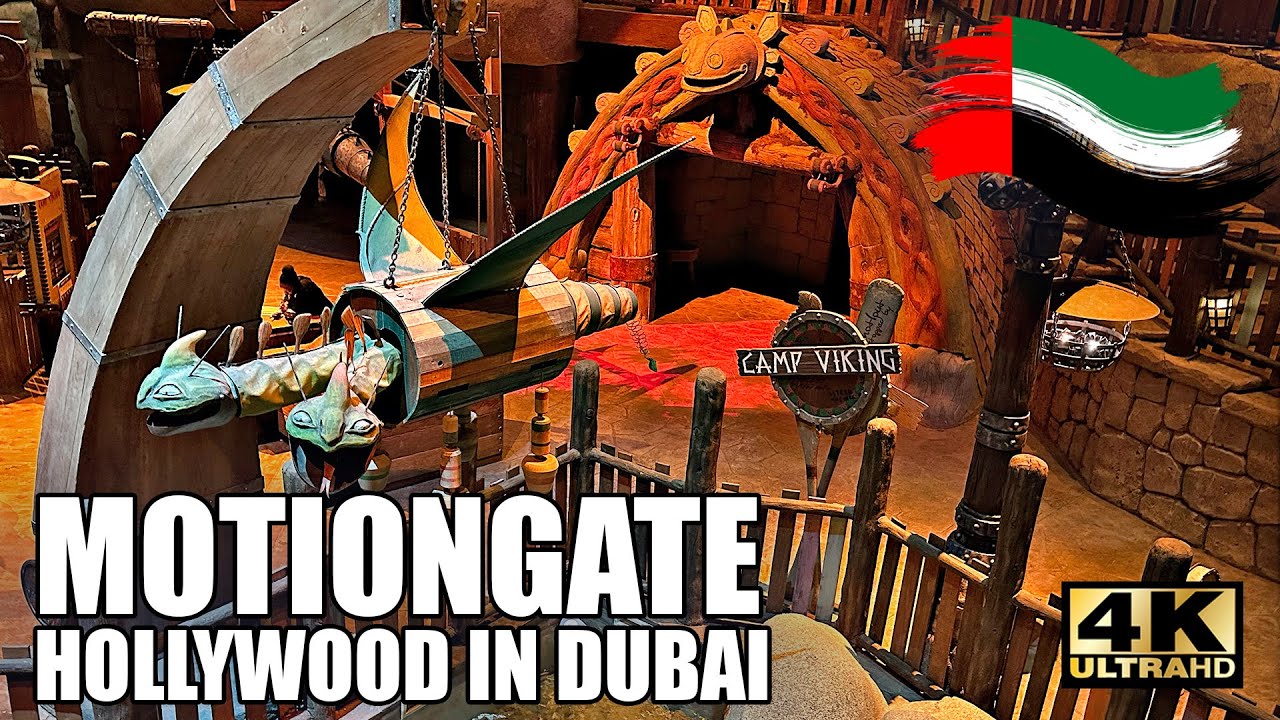 MOTIONGATE HOLLYWOOD THEME PARK DUBAI WALKING TOUR 4K 🇦🇪