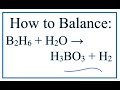 Balancing Chemical Equations Concepts