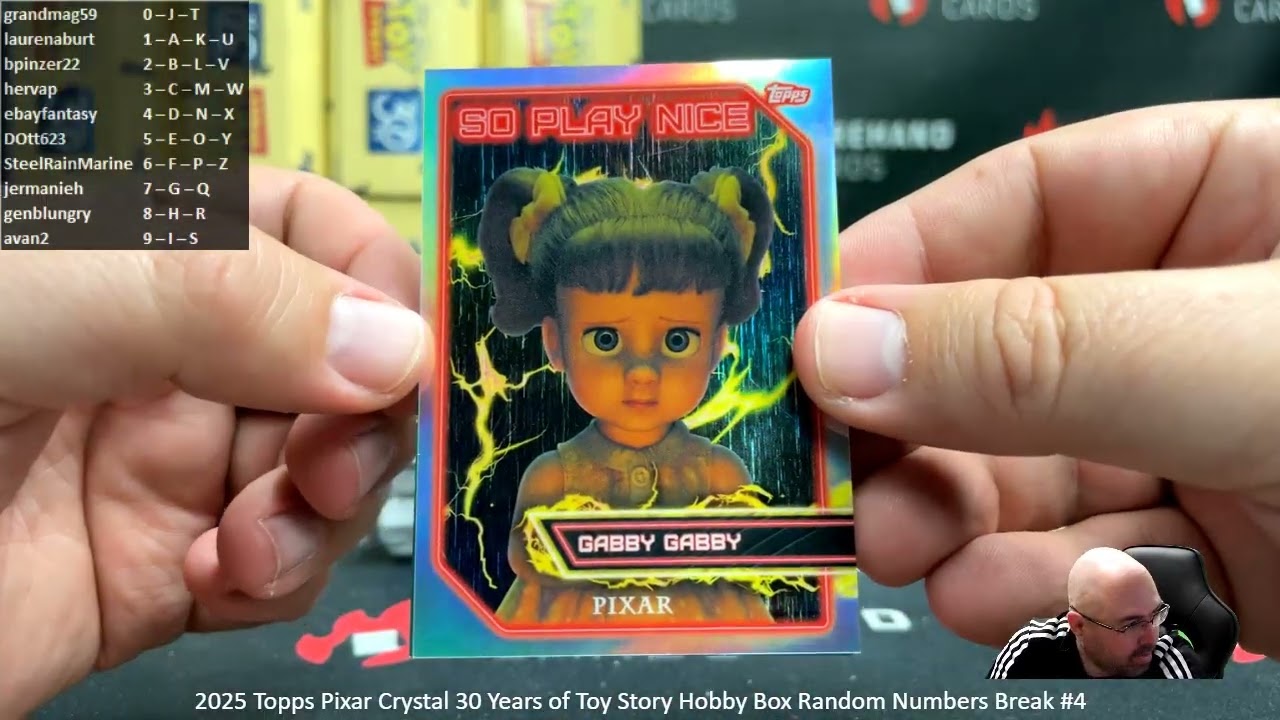 5/6/2026 2025 Topps Pixar Crystal 30 Years of Toy Story Hobby Box