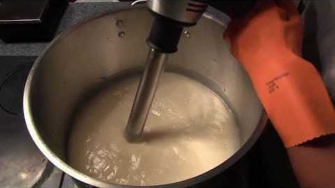 Stick Blender Hot Process from start to finish