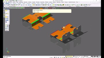 PROGRESS - Part flange unfolding