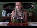 How to make a herb infused oil with dried herbs (using the folk method)