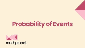 Probability of Events - Pre-algebra - Math