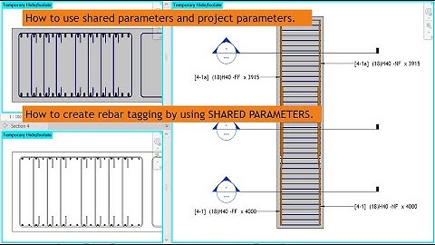 Revit 2024- Rebar Tagging by using shared parameters (Part 1).