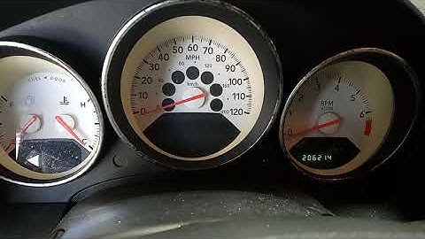 2008 Dodge Caliber Oil light reset