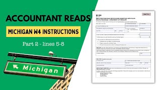 Michigan W4 Instructions: Part 2