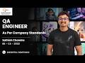 Congratulations Sathish Chandra for getting placed from QSPIDERS BASAVANAGUDI