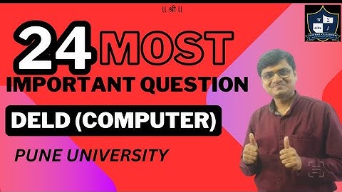DELD important questions. S.E.Computer SPPU 