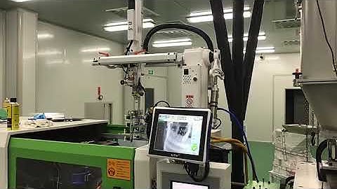 Machine vision inspection of injection molding machine