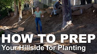 How to Prep Your Steep Slope for the Dirt Locker Hillside Terracing and Erosion Control System