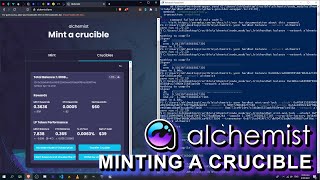Alchemist Coin  - Minting a Crucible Using Command Line Interface