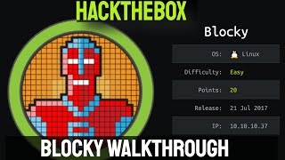 Famous HackTheBox - Blocky | Noob To OSCP Episode #30 Profile