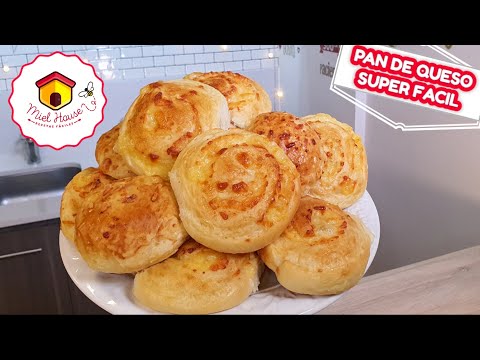 Hago el PAN DE QUESO más fácil delicioso pan saborizado