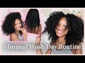 Minimal Wash Day Routine For Natural Hair | ft Creme Of Nature & Aunt Jackies