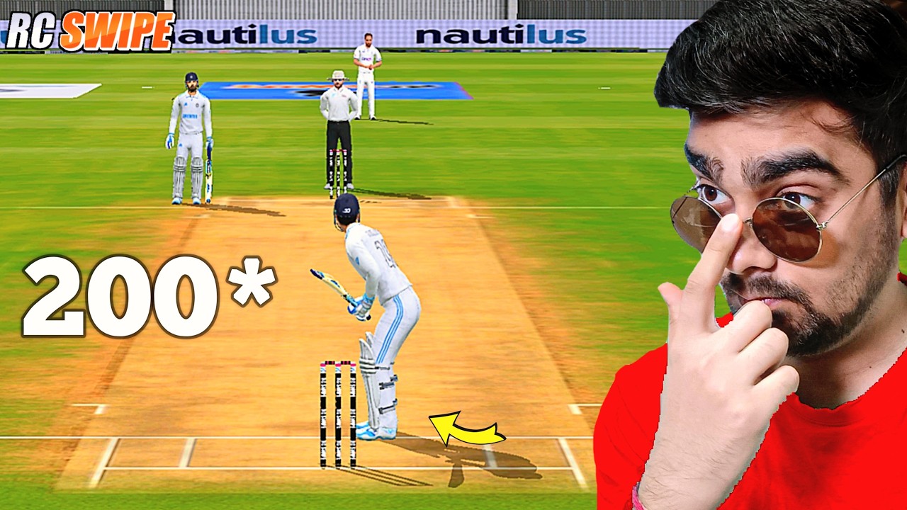 RISHABH PANT 200* RC SWIPE INDIA Vs ENGLAND TEST (Hard Mode)