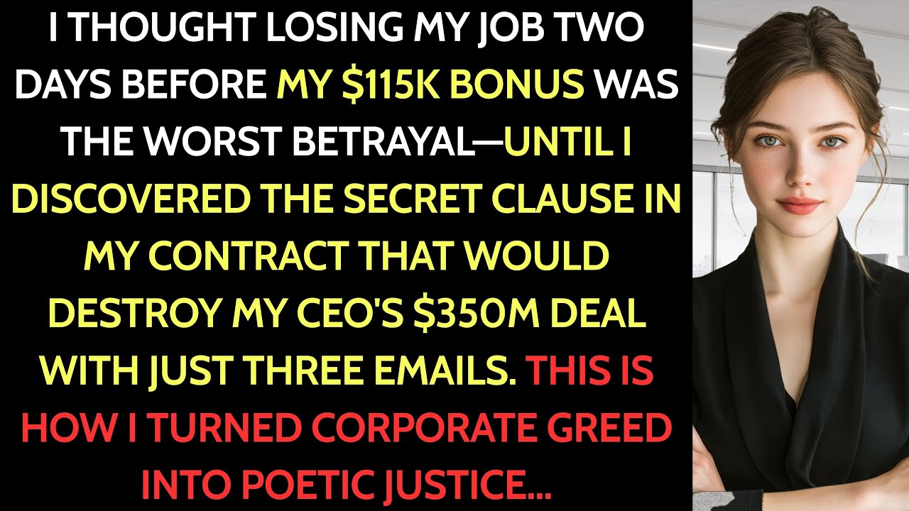 CEO Fired Me 2 Days Before $115K Bonus—$350M Deal Vanished After 3 Emails