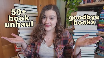 a giant BOOK UNHAUL before the end of the year 🫣 (50+ books)