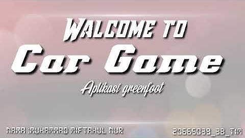 Car Game | Greenfoot