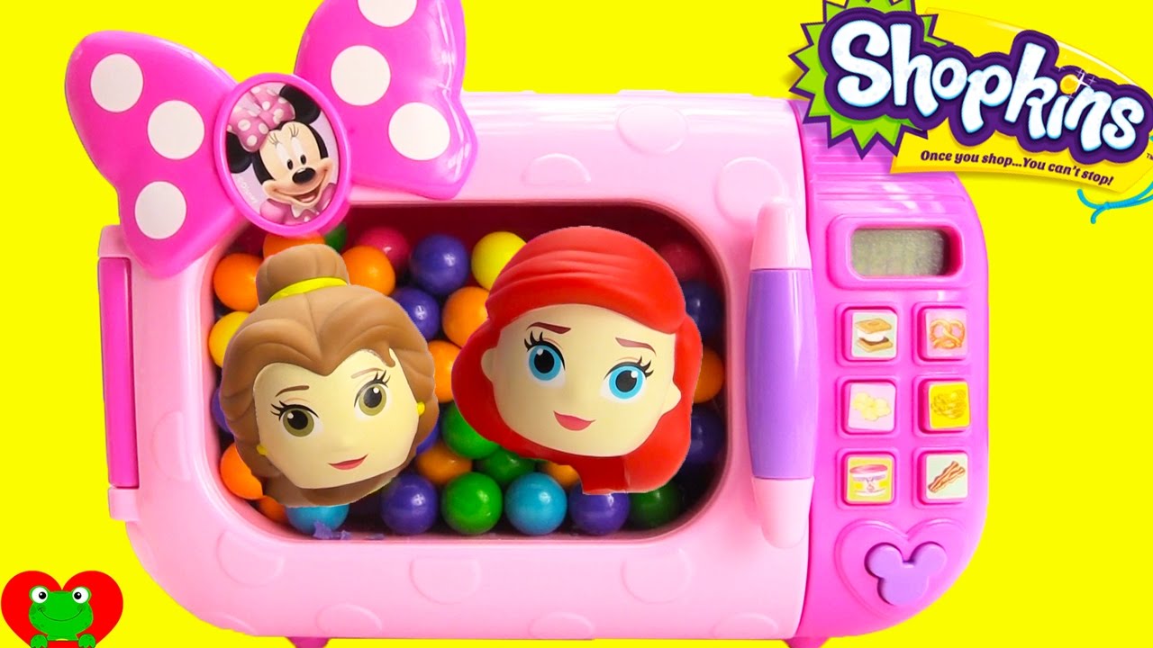family friendly resorts Minnie Mouse Magical Microwave with Disney Princess and Shopkins Surprises