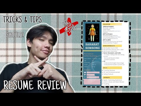 Resume Review • เเชร์ Tricks & Tips อะไรควรเขียน/ไม่ควรเขียน | Pat's Bujo #ฝึกงานสายการบิน