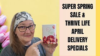 Thrive Life Foods April Delivery Specials