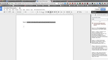Annotated Bibliographies in Google Docs.webm