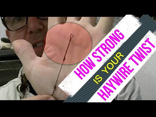 How To Rig Wire Leader - The EASIEST Haywire Twist Tutorial REELREPORTS 