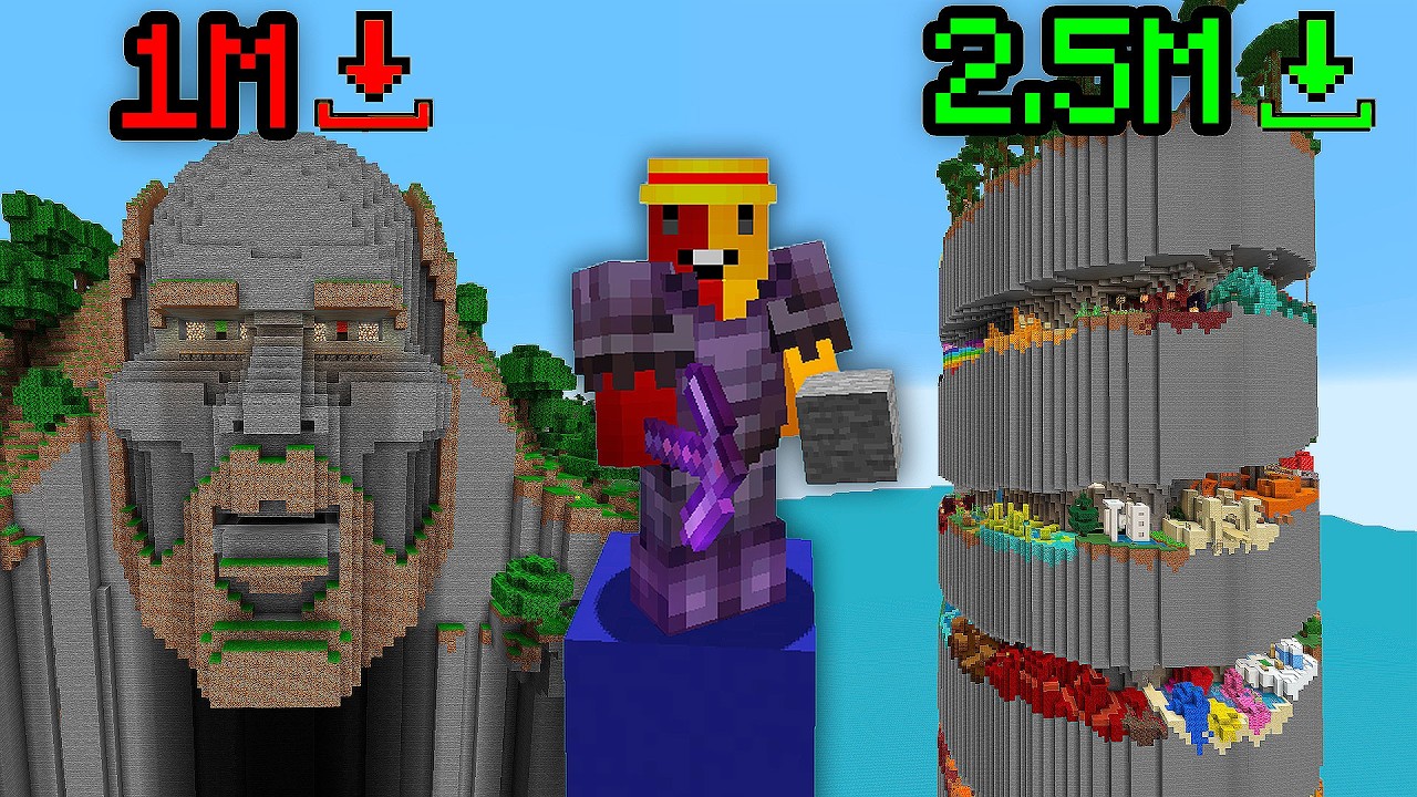 🟨 Я воссоздал самые популярные миры по количеству DOWNLOADS в истории! - CS4