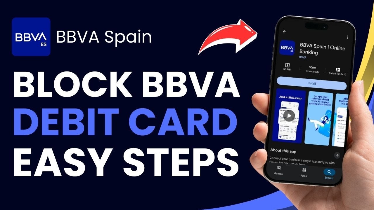 How to Block BBVA Debit Card ! - YouTube